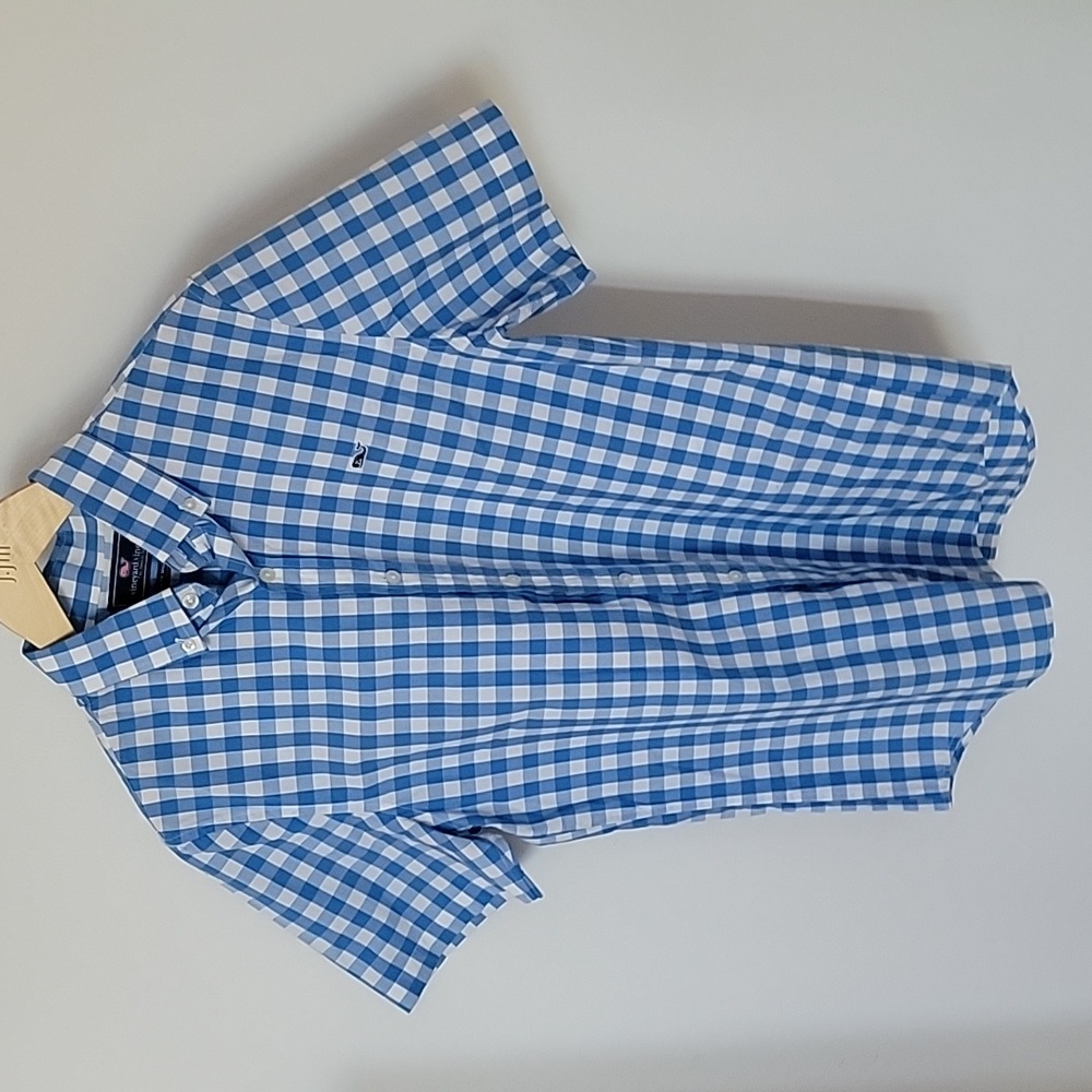 Vineyard vines slim fit whale shirt size S